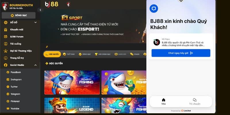 liên hệ Liên hệ hỗ trợ nhanh chóng thông qua live chat