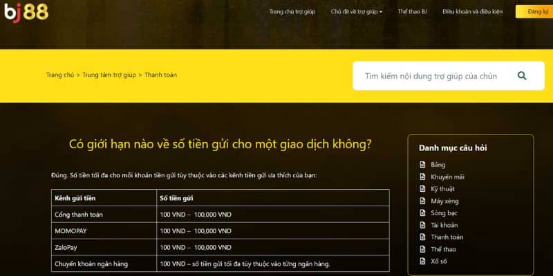 nạp tiền Bj88 Lưu ý ngay những điều sau khi thực hiện giao dịch